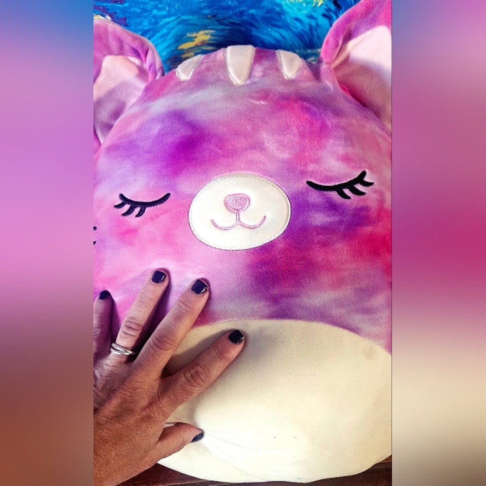 Squash mellow 16 inch tie dye pink purple Caeli Cat